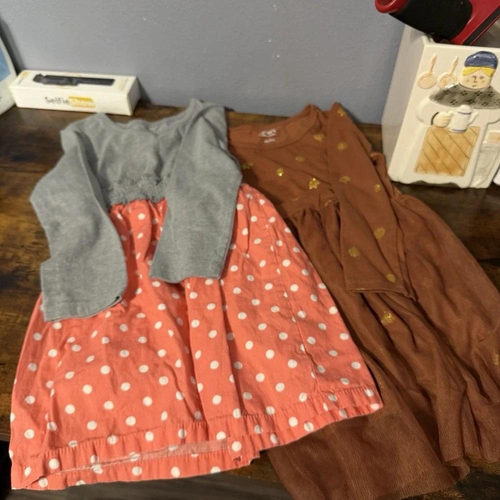 Baby Girl's Clothing Lot Size 4T Mix Season Basics Bundle Cute Clothes 11 Pieces